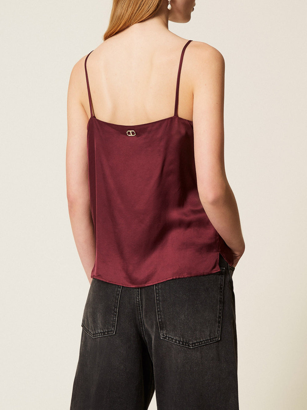 Top Twin Set da Donna - Bordeaux