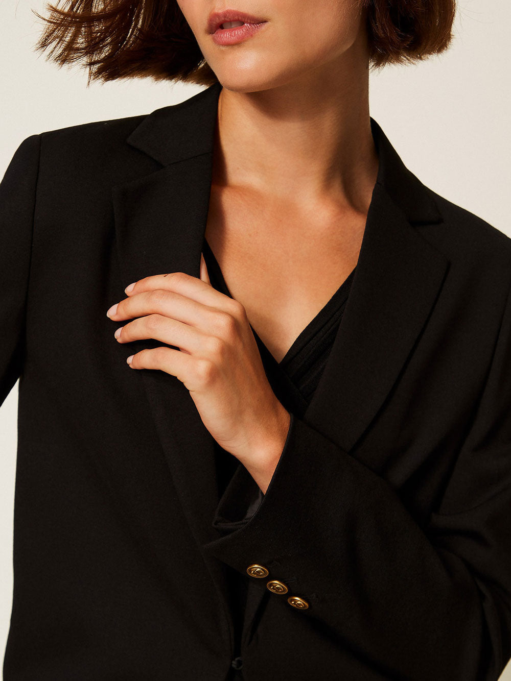 Blazer Twin Set da Donna - Nero