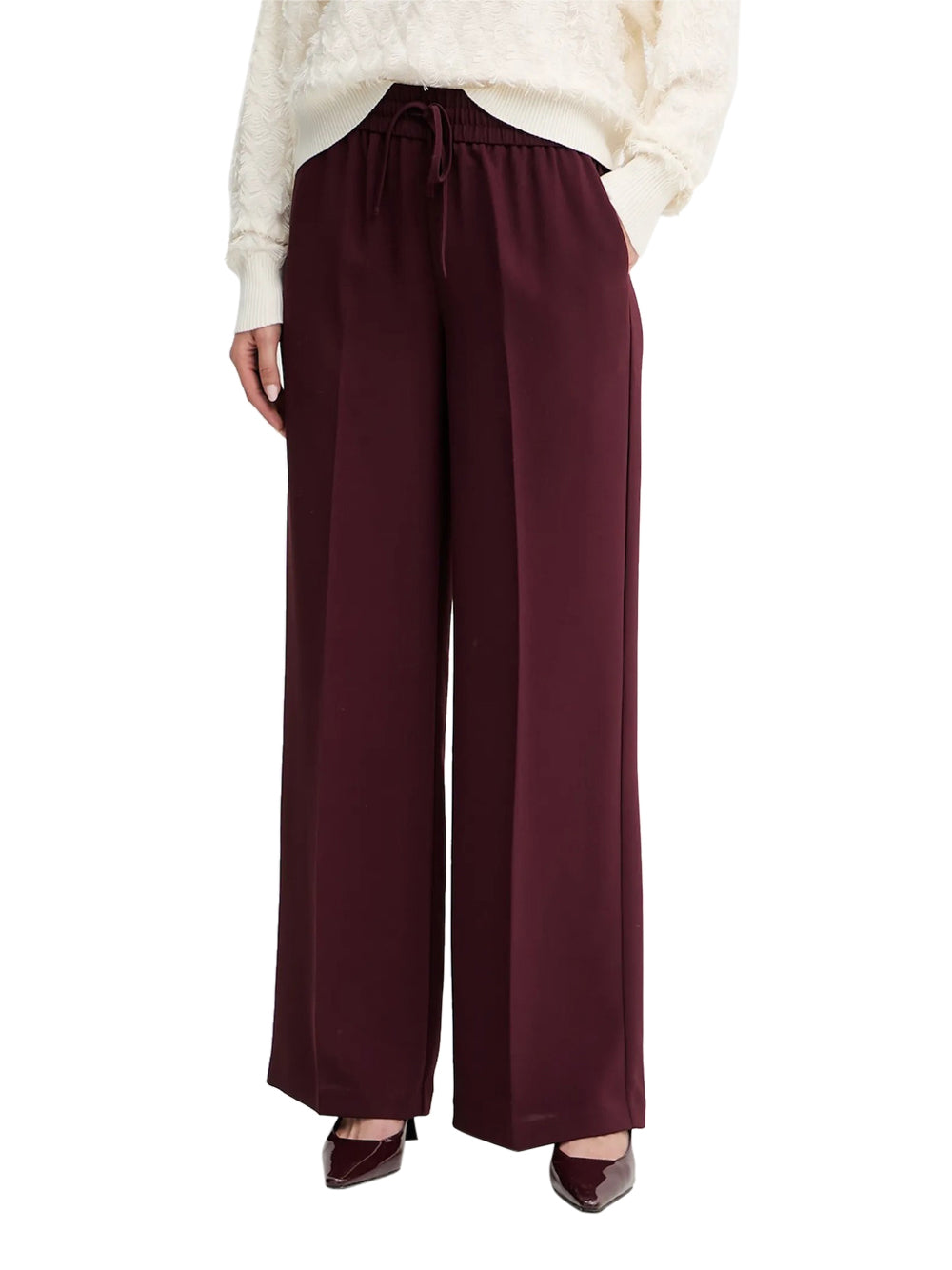 Pantalone Jogger Twin Set da Donna - Bordeaux