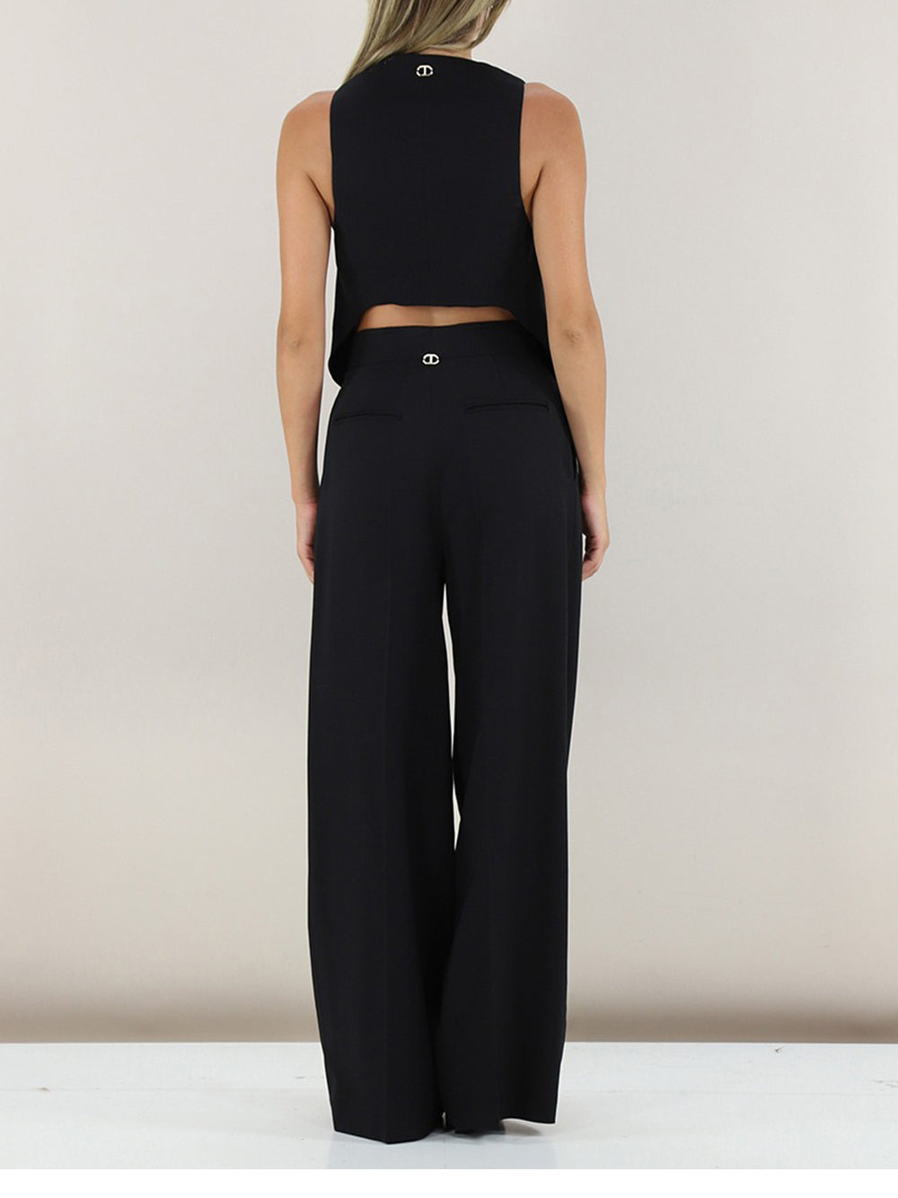 Gilet Twin Set da Donna - Nero