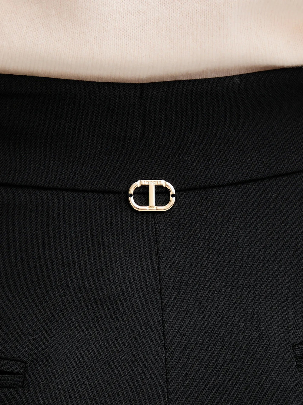 Pantalone Palazzo Twin Set da Donna - Nero