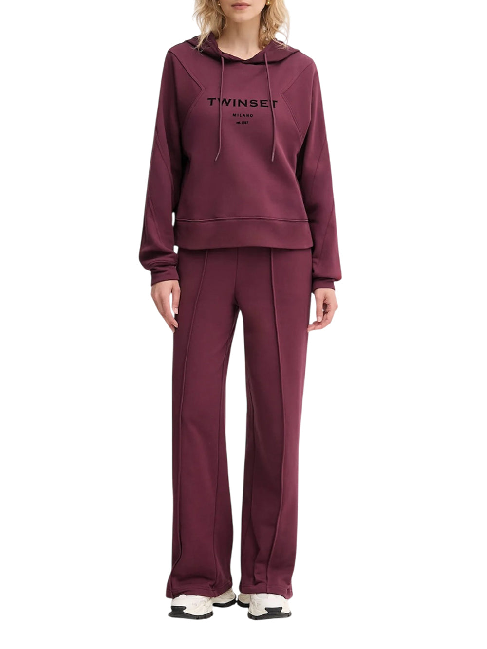 Tuta Sportiva Twin Set da Donna - Bordeaux