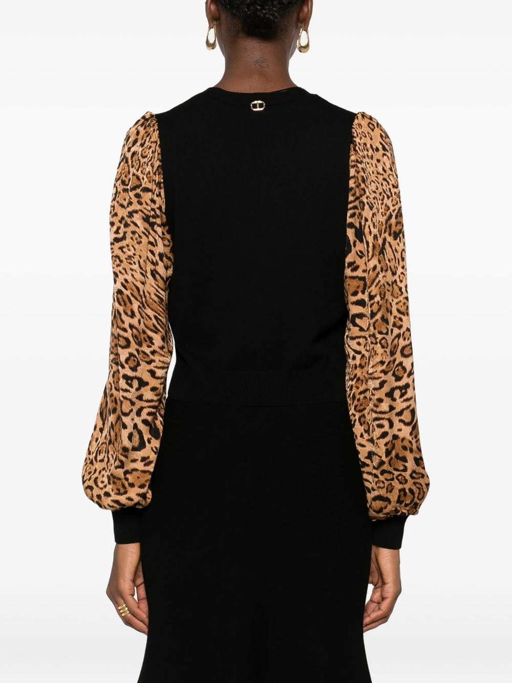 Cardigan Twin Set da Donna - Nero