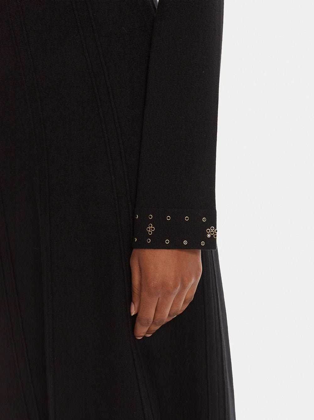 Vestito Longuette Twin Set da Donna - Nero