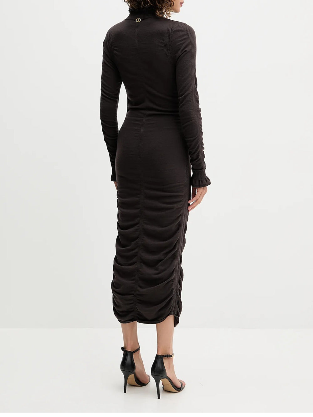 Vestito Longuette Twin Set da Donna - Marrone