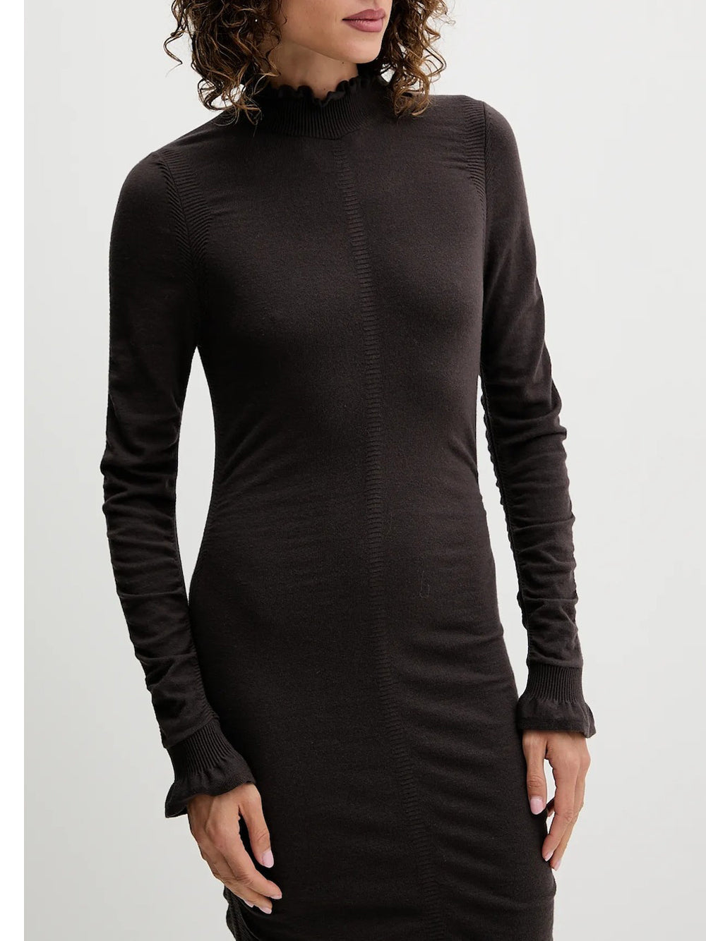 Vestito Longuette Twin Set da Donna - Marrone