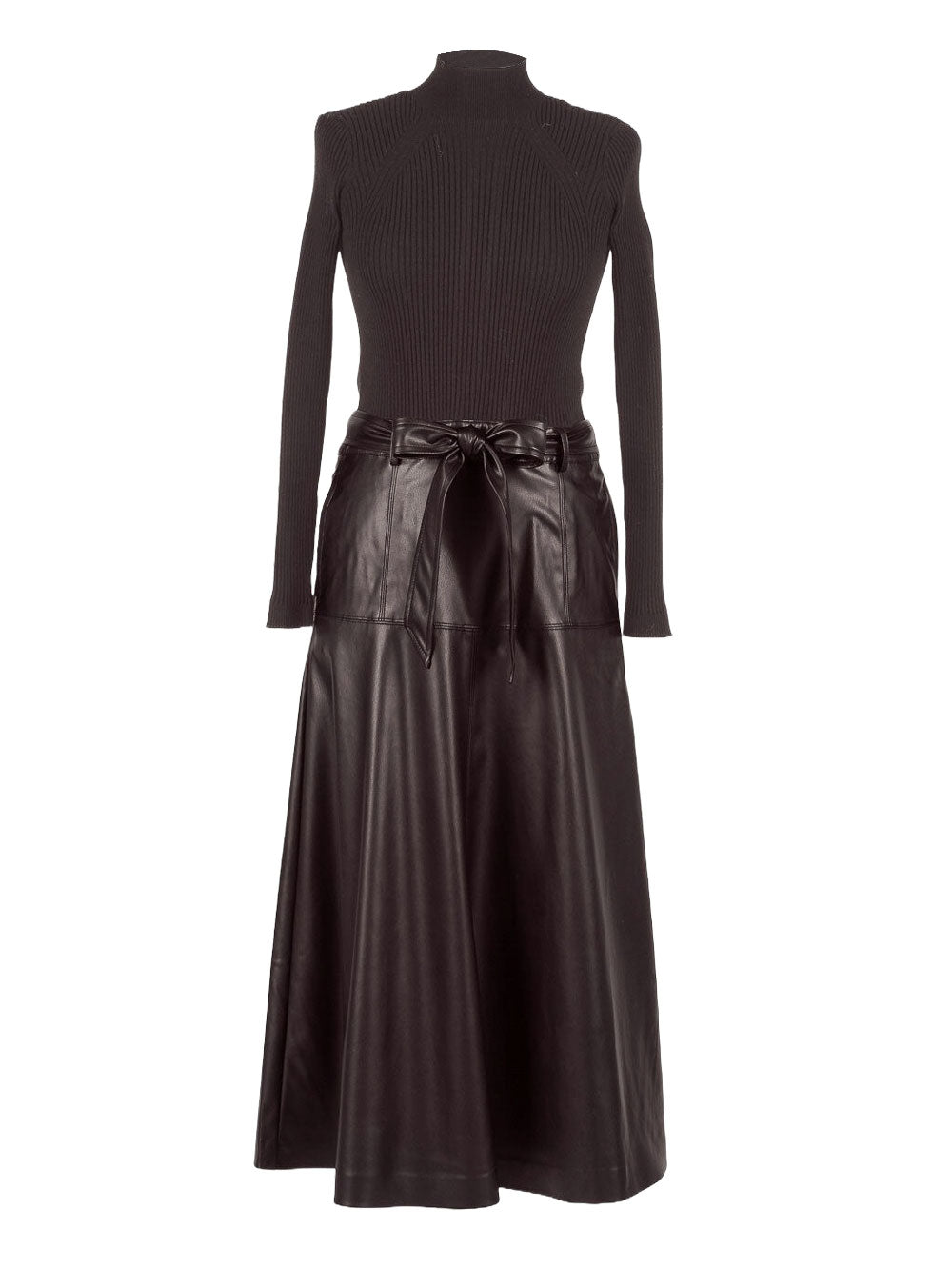 Vestito Longuette Twin Set da Donna - Marrone