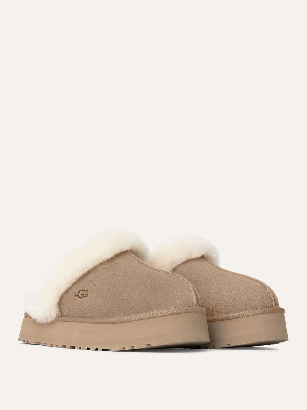 Ciabatte Ugg Disquette da Donna - Avorio