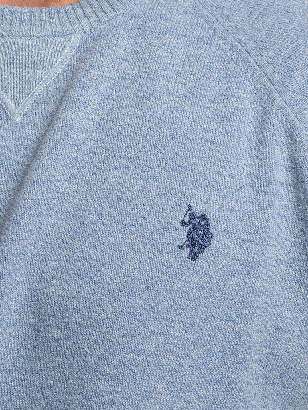 Pullover U.S. Polo Assn. Harv da Uomo - Celeste