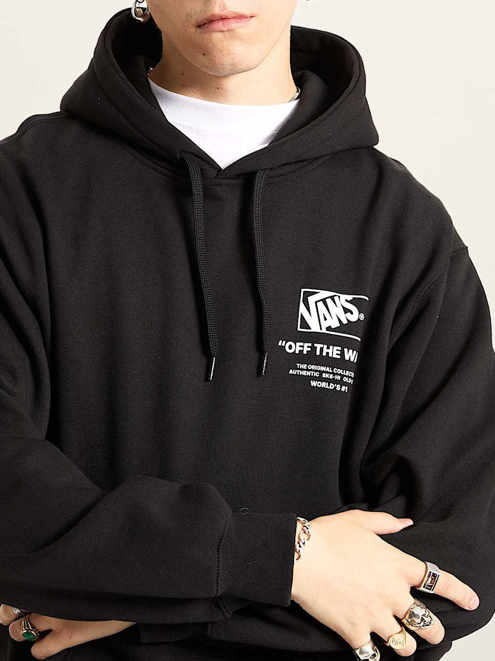 Pullover Vans Stockpile da Uomo - Nero