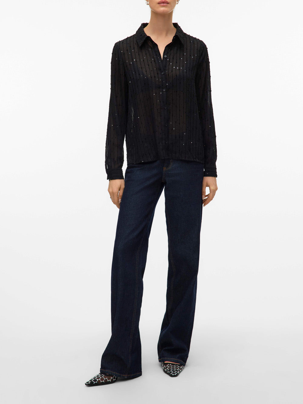 Camicia Vero Moda da Donna - Nero