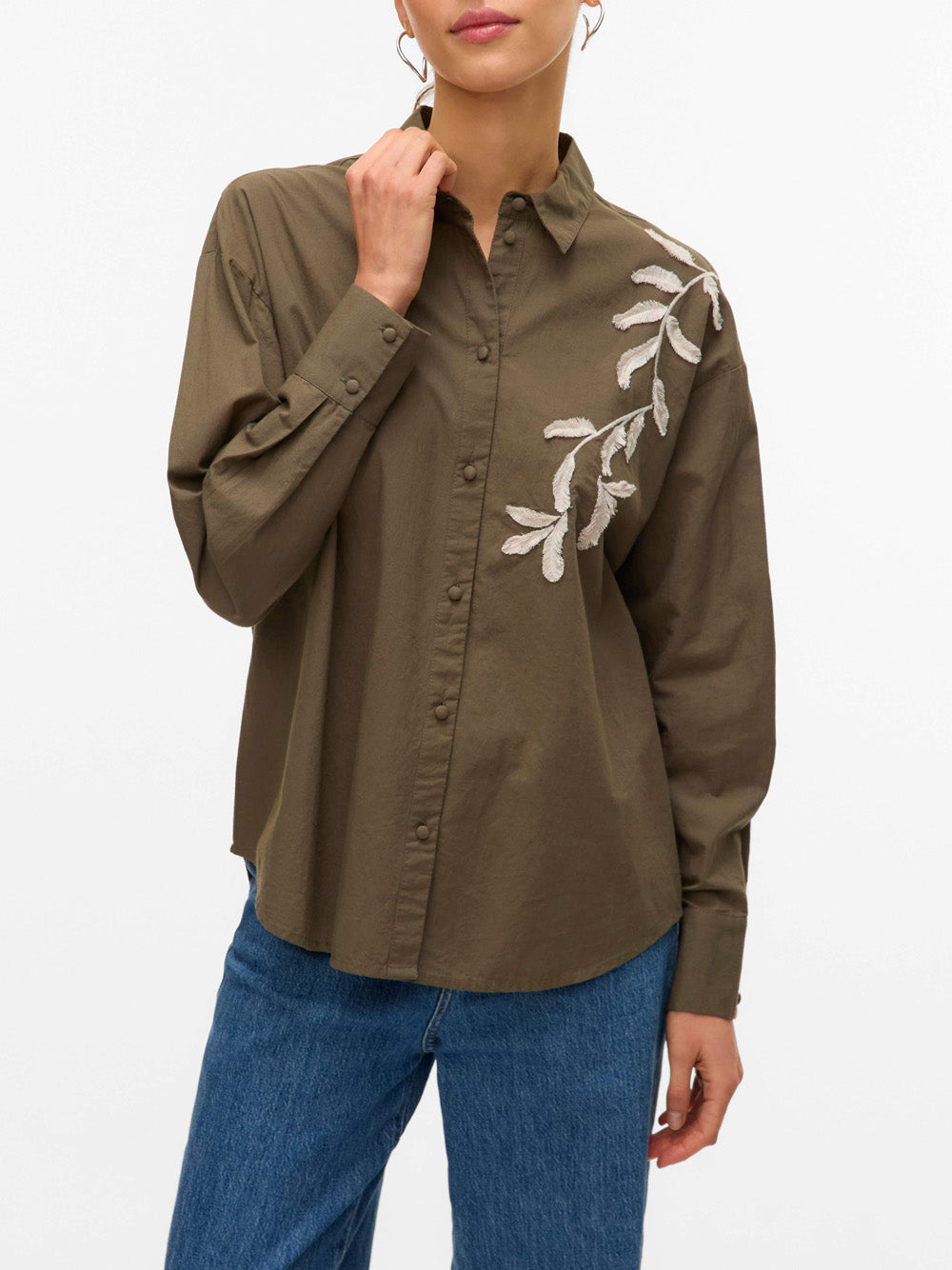 Camicia Casual Vero Moda da Donna - Verde