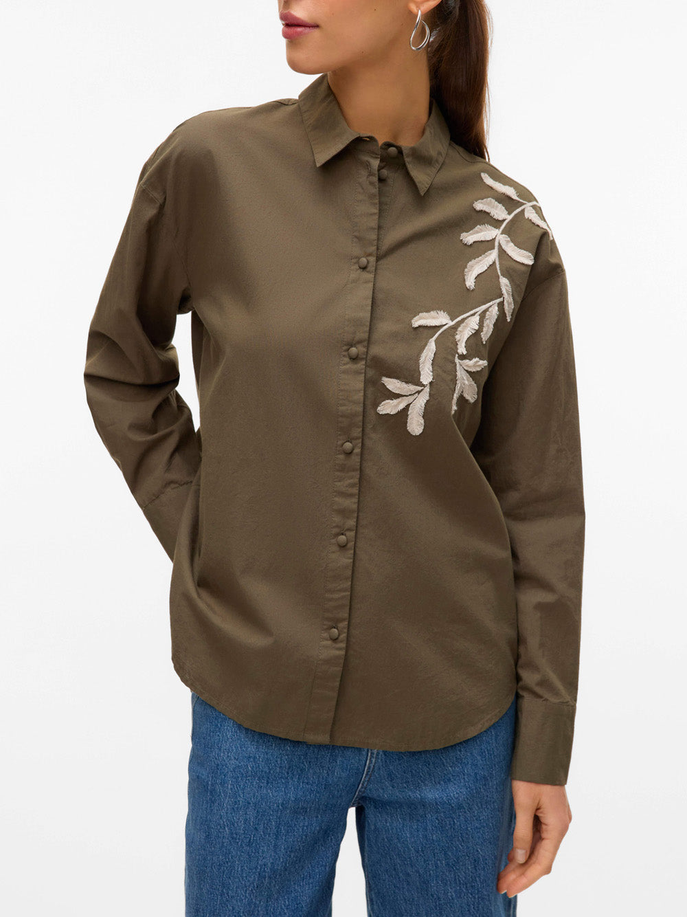 Camicia Casual Vero Moda da Donna - Verde