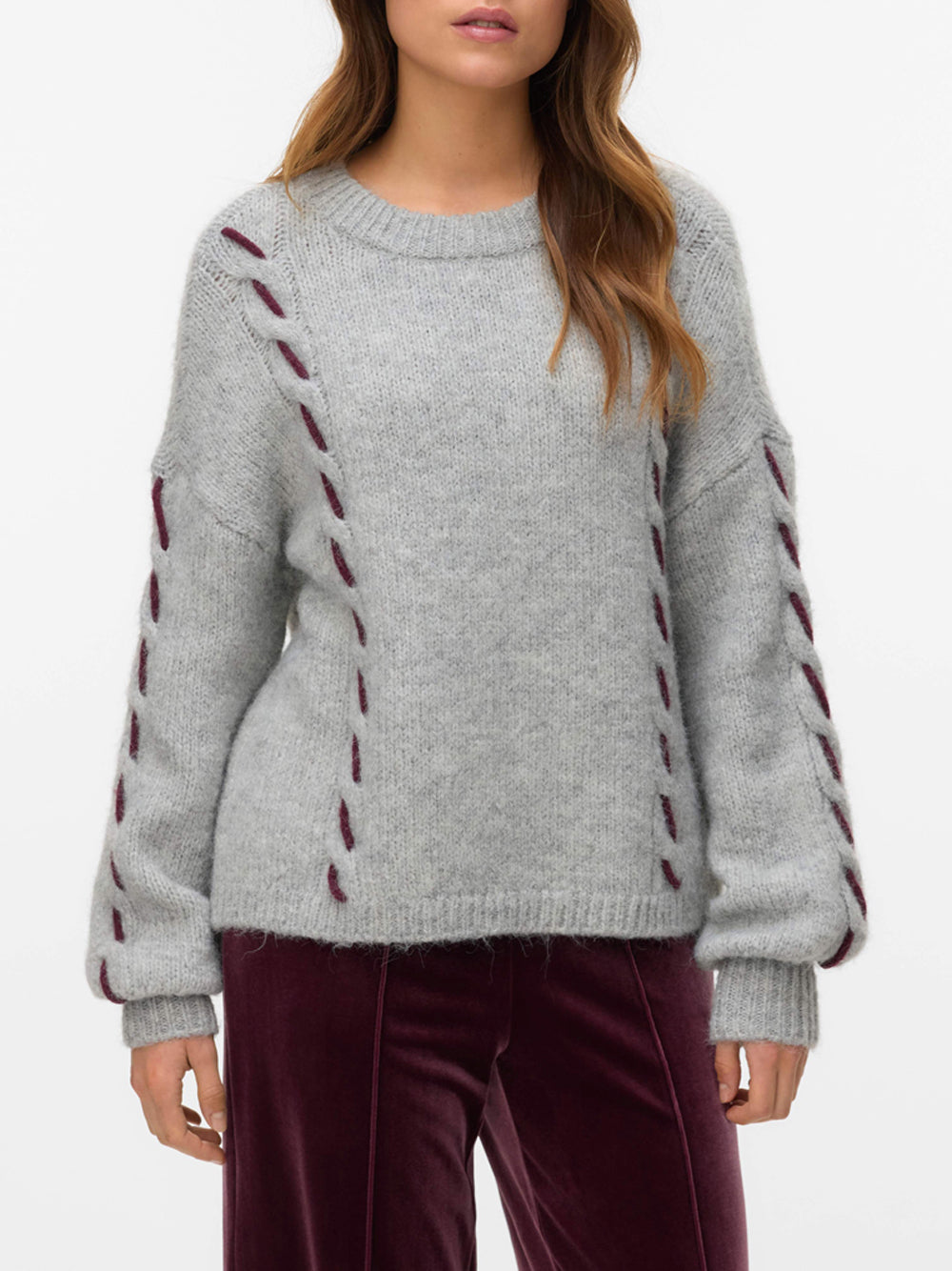 Pullover Vero Moda da Donna - Grigio