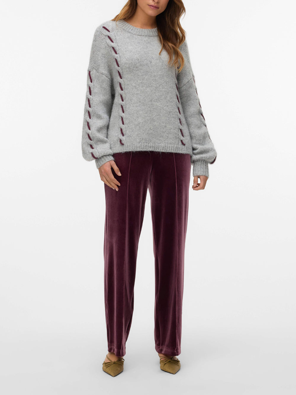 Pullover Vero Moda da Donna - Grigio