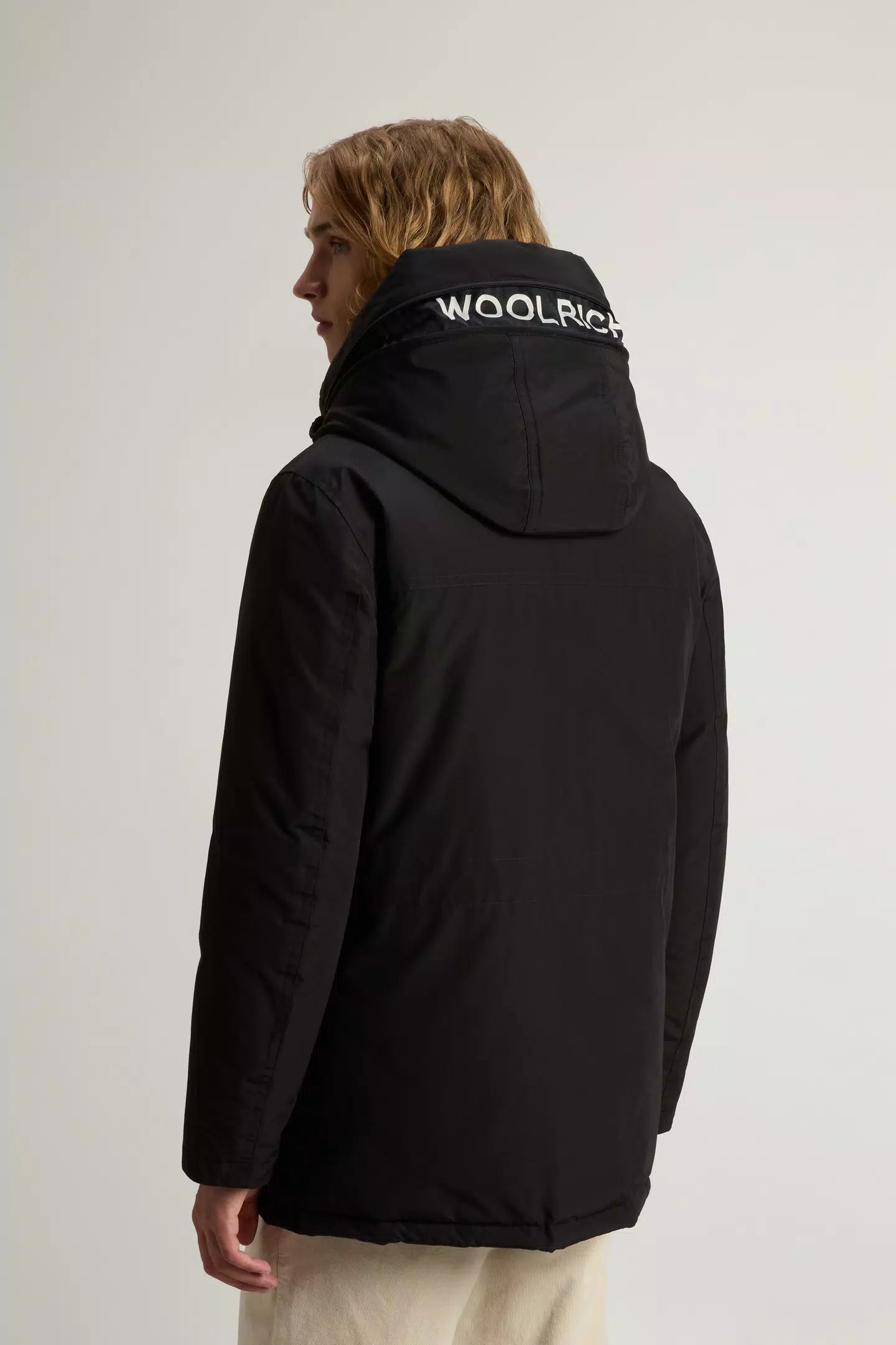Woolrich Giubbotto RAMAR ARCTIC PARKA Uomo Mod. CFWOOU0866MRUT0001 BLK BLACK Nero