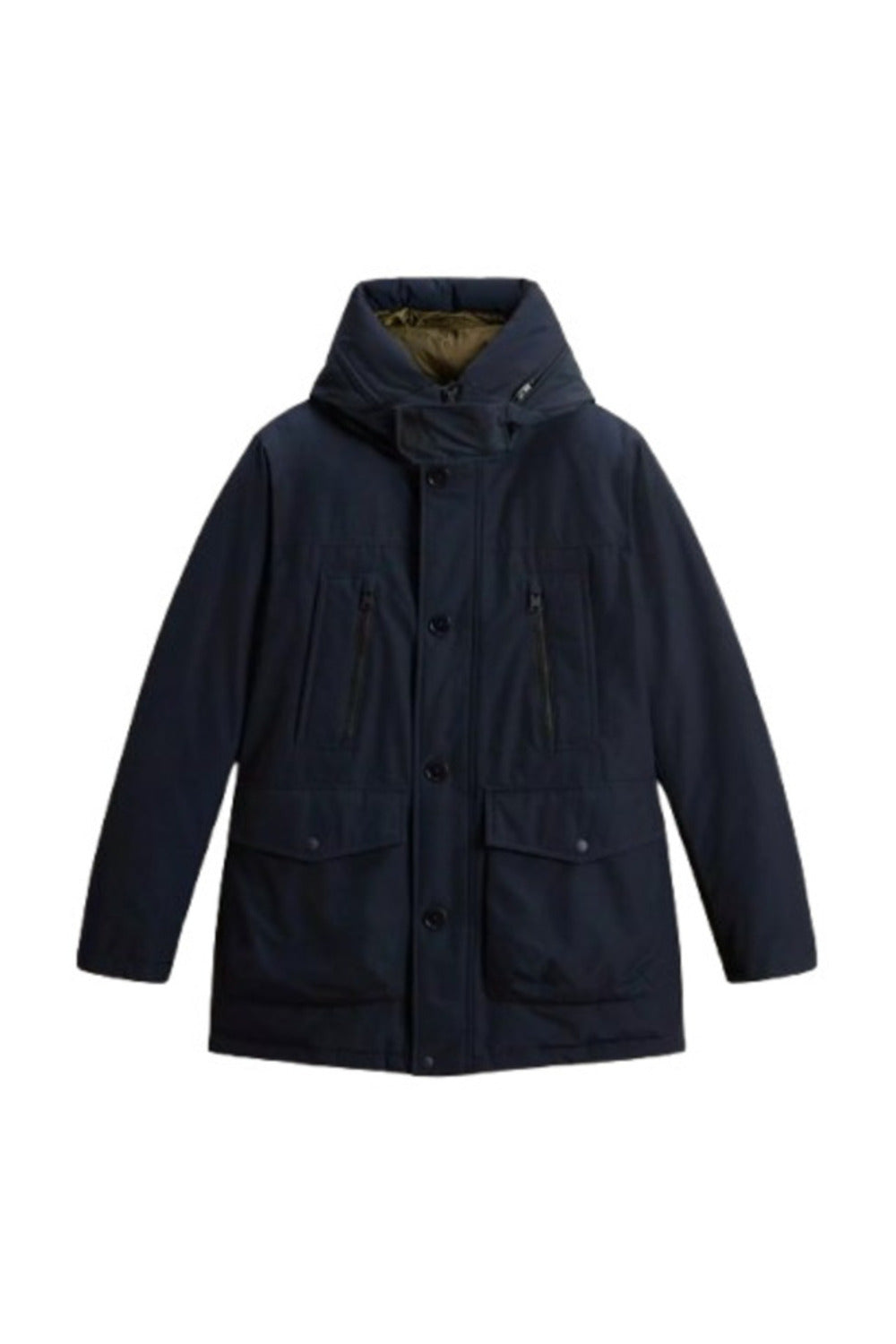 Woolrich Giubbotto RAMAR ARCTIC PARKA Uomo Mod. CFWOOU0866MRUT0001 BLK BLACK Nero