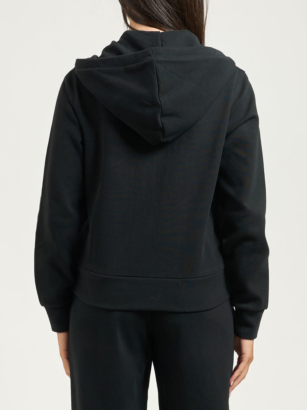 Felpa Zip Yes Zee da Donna - Nero