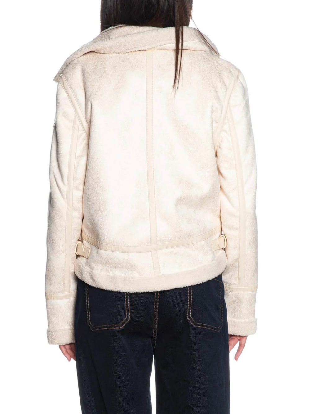 Giubbino Yes Zee Teddy da Donna - Avorio