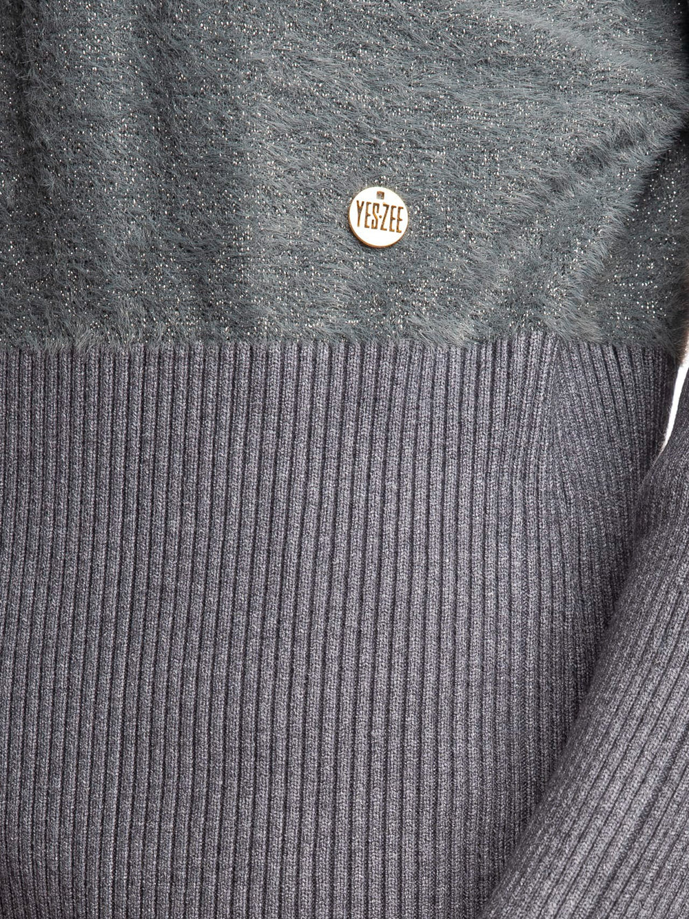 Pullover Yes Zee da Donna - Grigio