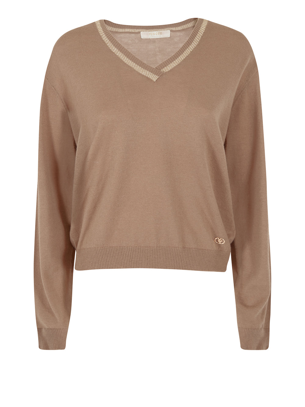 Maglia Yes Zee da Donna - Beige