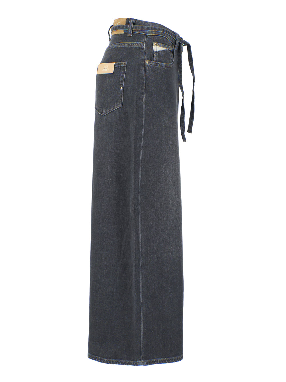 Jeans Wide Yes Zee da Donna - Nero