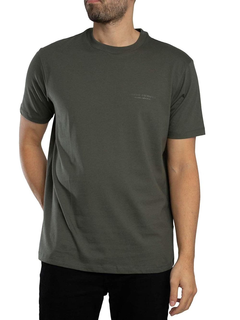 A|X Armani Exchange T-shirt Uomo Mod. XM001282 AF10364 M8317 Verde