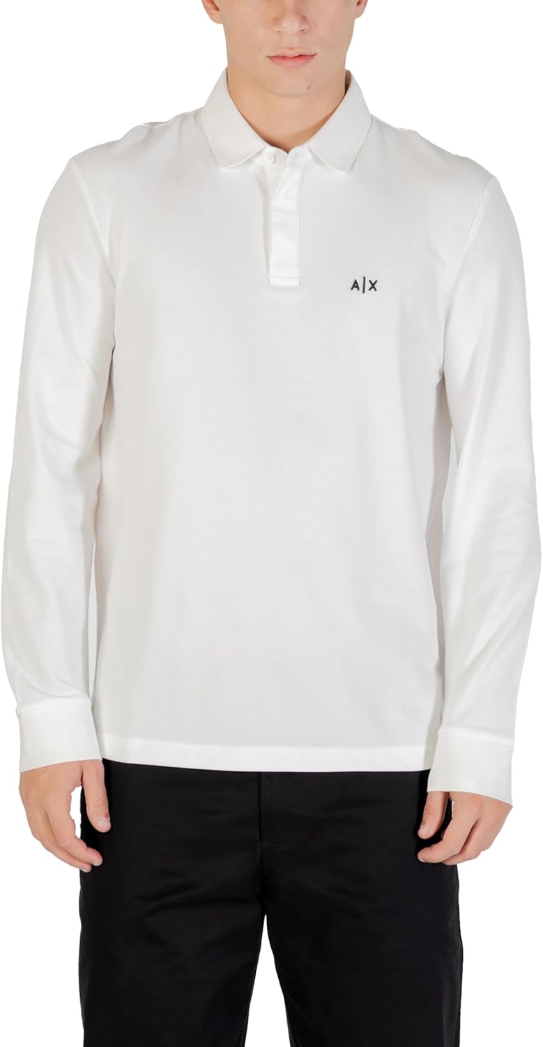 A|X Armani Exchange Polo M/L Uomo Mod. XM001288 AF17321 U0009 Bianco