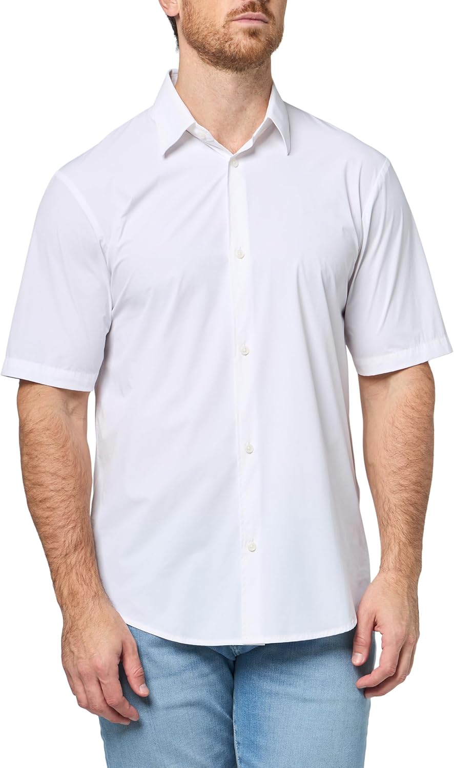 A|X Armani Exchange Camicia Manica Corta Uomo Mod. XM001566 AF19193 U0009 Bianco