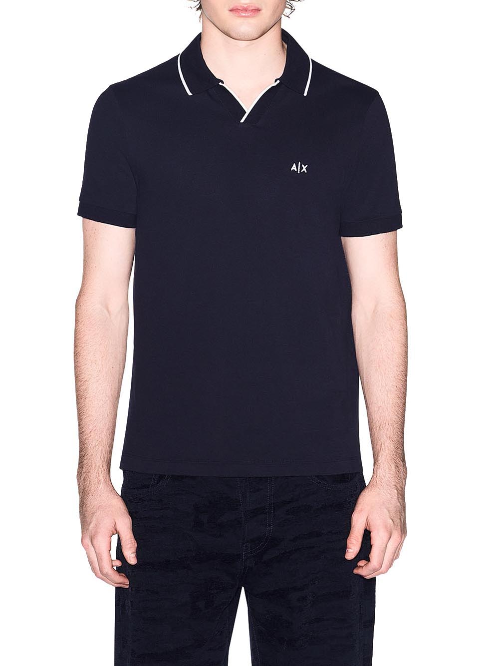 A|X Armani Exchange Polo M/C Uomo Mod. XM002401 AF10366 UB101 Blu