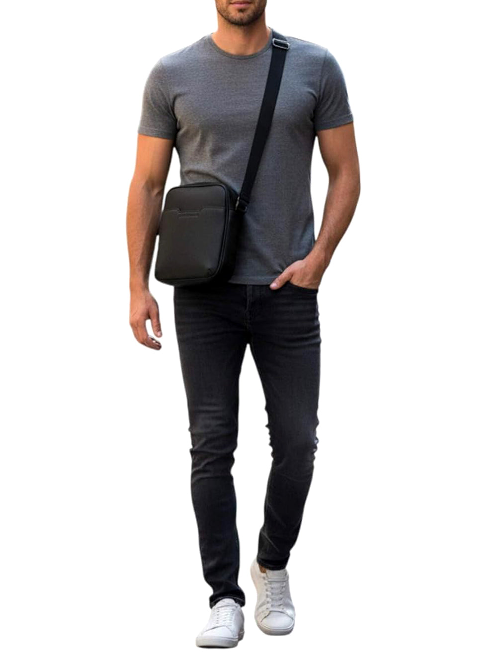 A|X Armani Exchange Borsa a Tracolla Uomo Mod. XM002584 AF22651 UC001 Nero