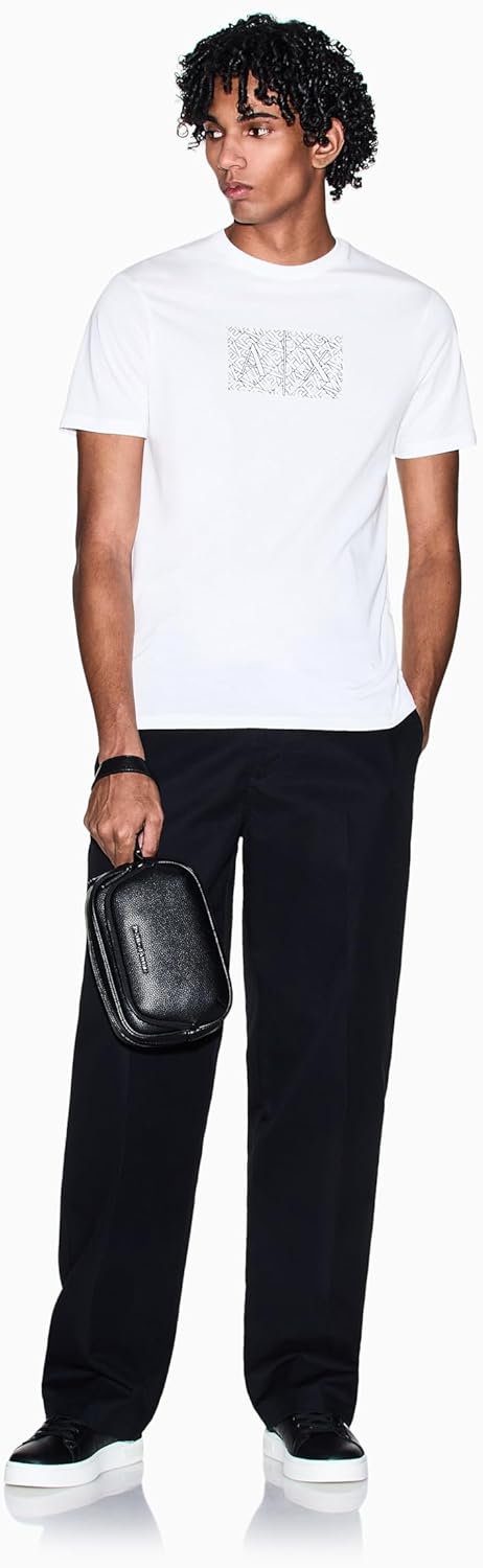 A|X Armani Exchange T-shirt Uomo Mod. XM002784 AF10356 U0009 Bianco