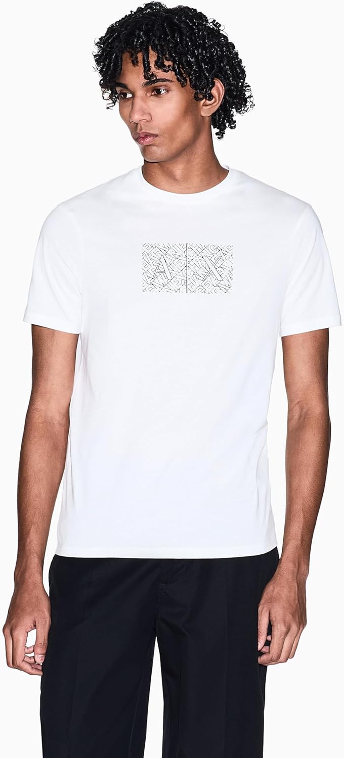 A|X Armani Exchange T-shirt Uomo Mod. XM002784 AF10356 U0009 Bianco
