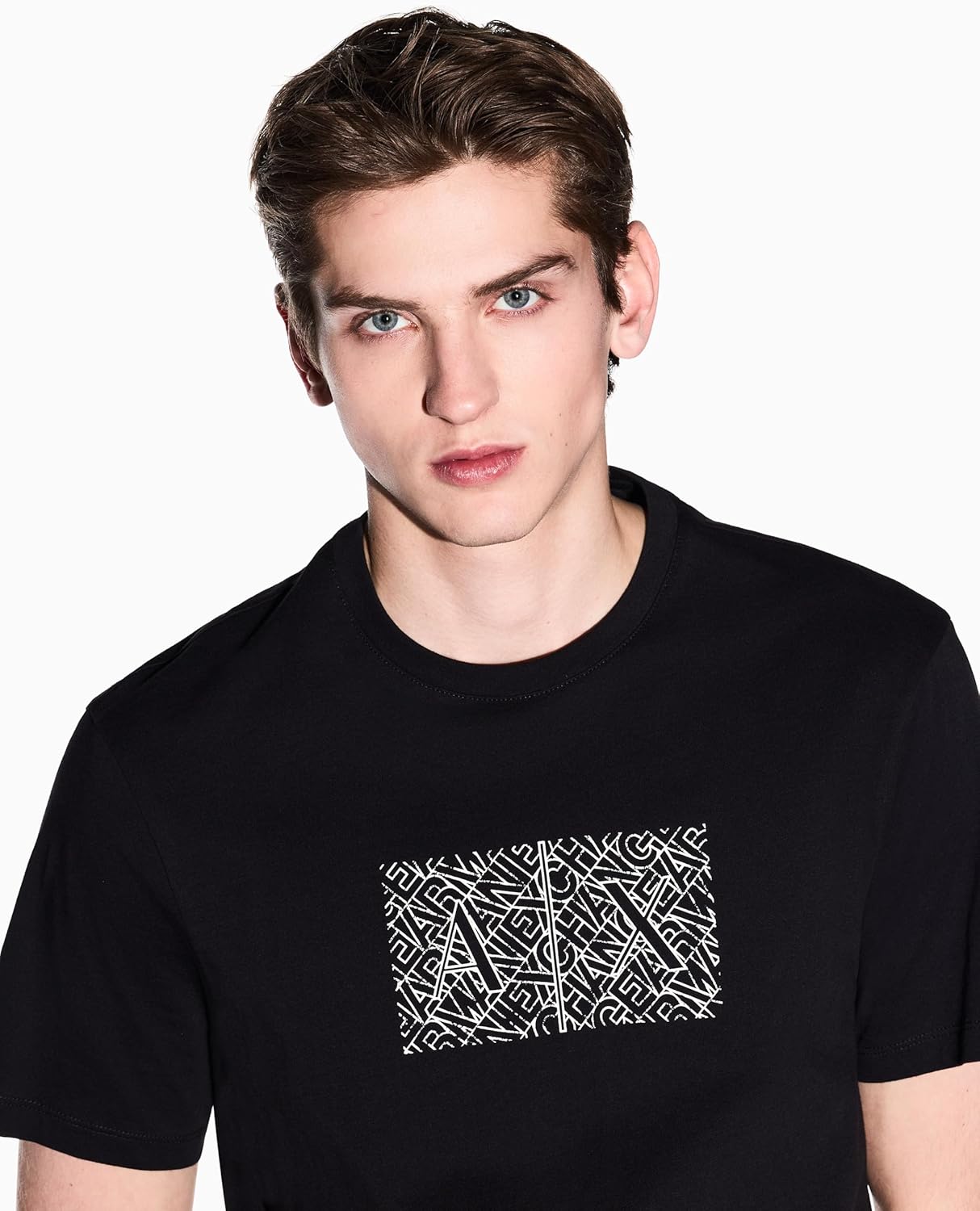 A|X Armani Exchange T-shirt Uomo Mod. XM002784 AF10356 UC001 Nero