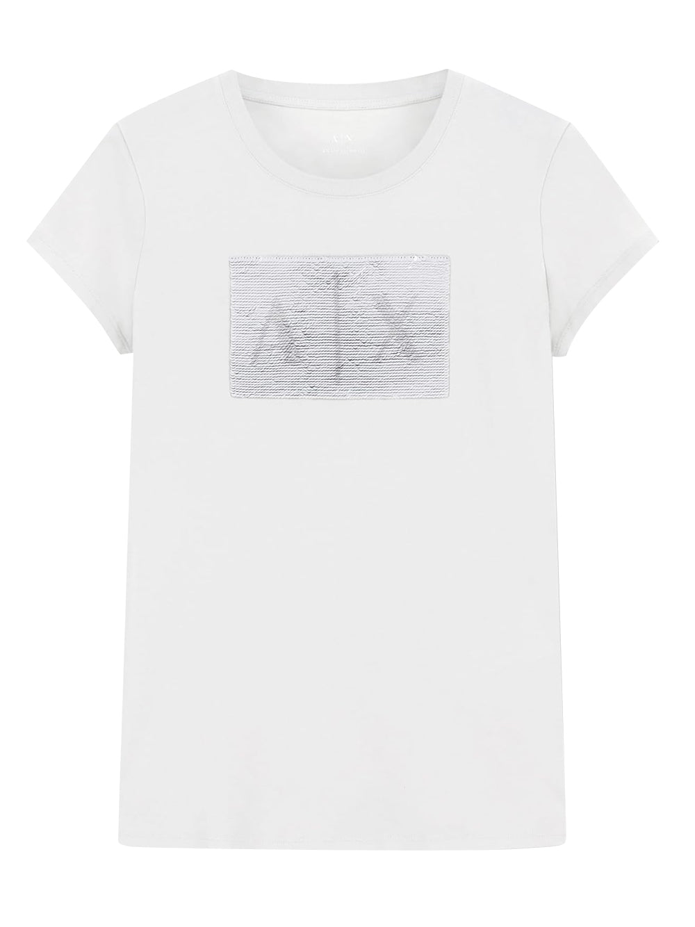 A|X Armani Exchange Polo M/C Donna Mod. XW000887 AF10819 U0002 Bianco