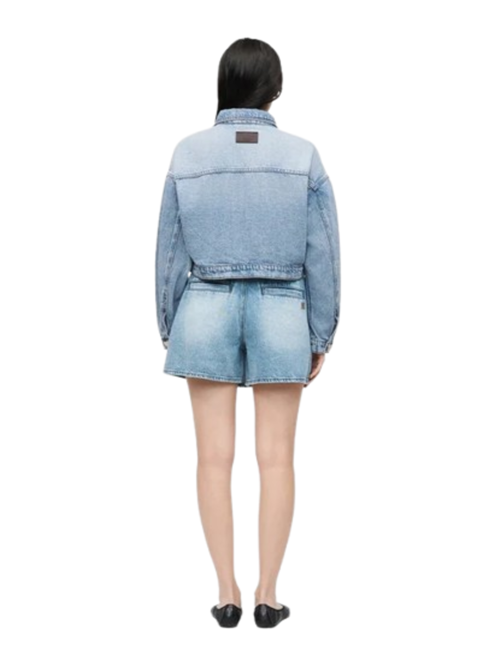 A|X Armani Exchange Giubbino Donna Mod. XW002260 AF21338 MB001 Denim Blu