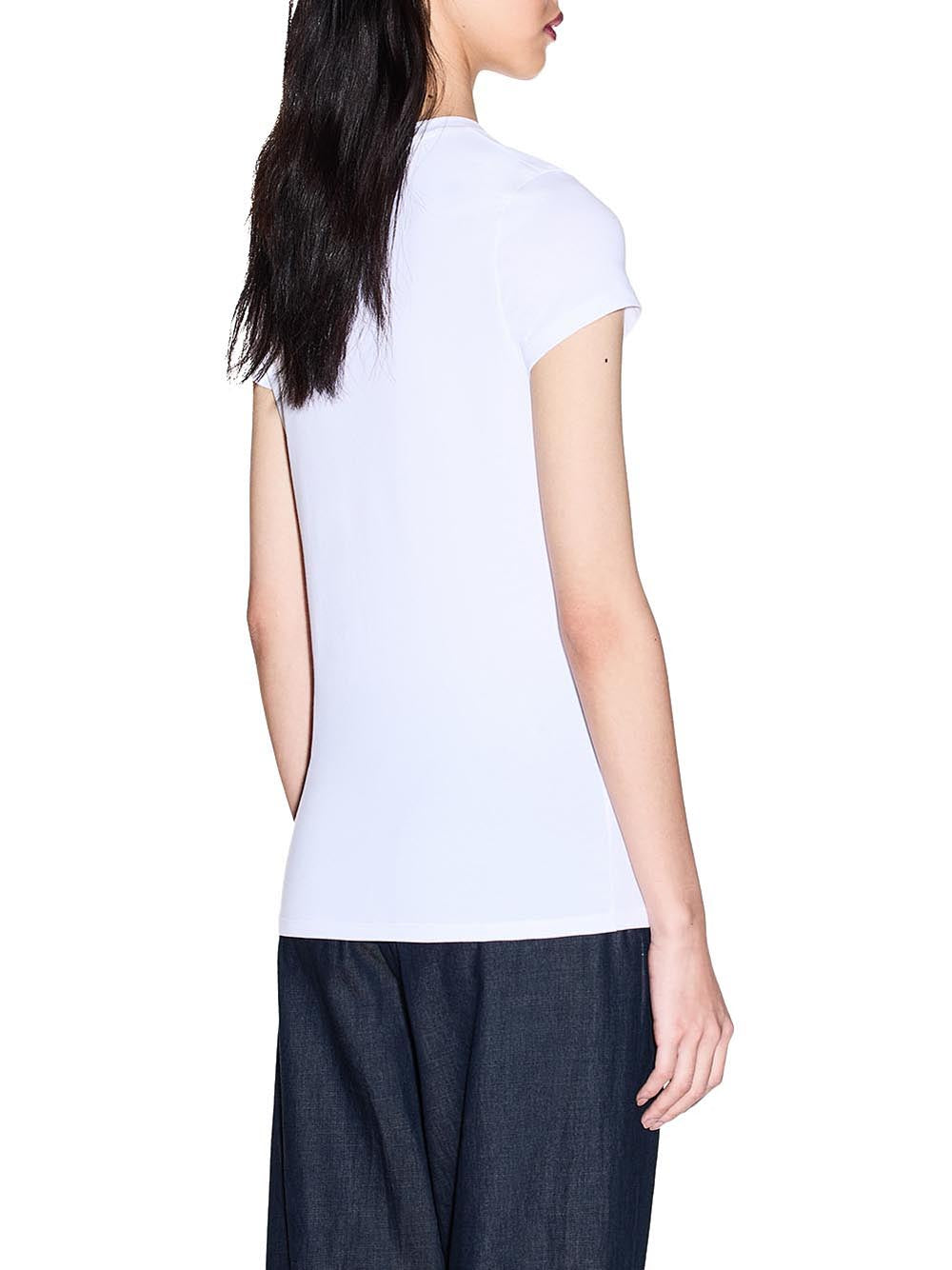 A|X Armani Exchange T-shirt Donna Mod. XW002333 AF16294 U0002 Bianco