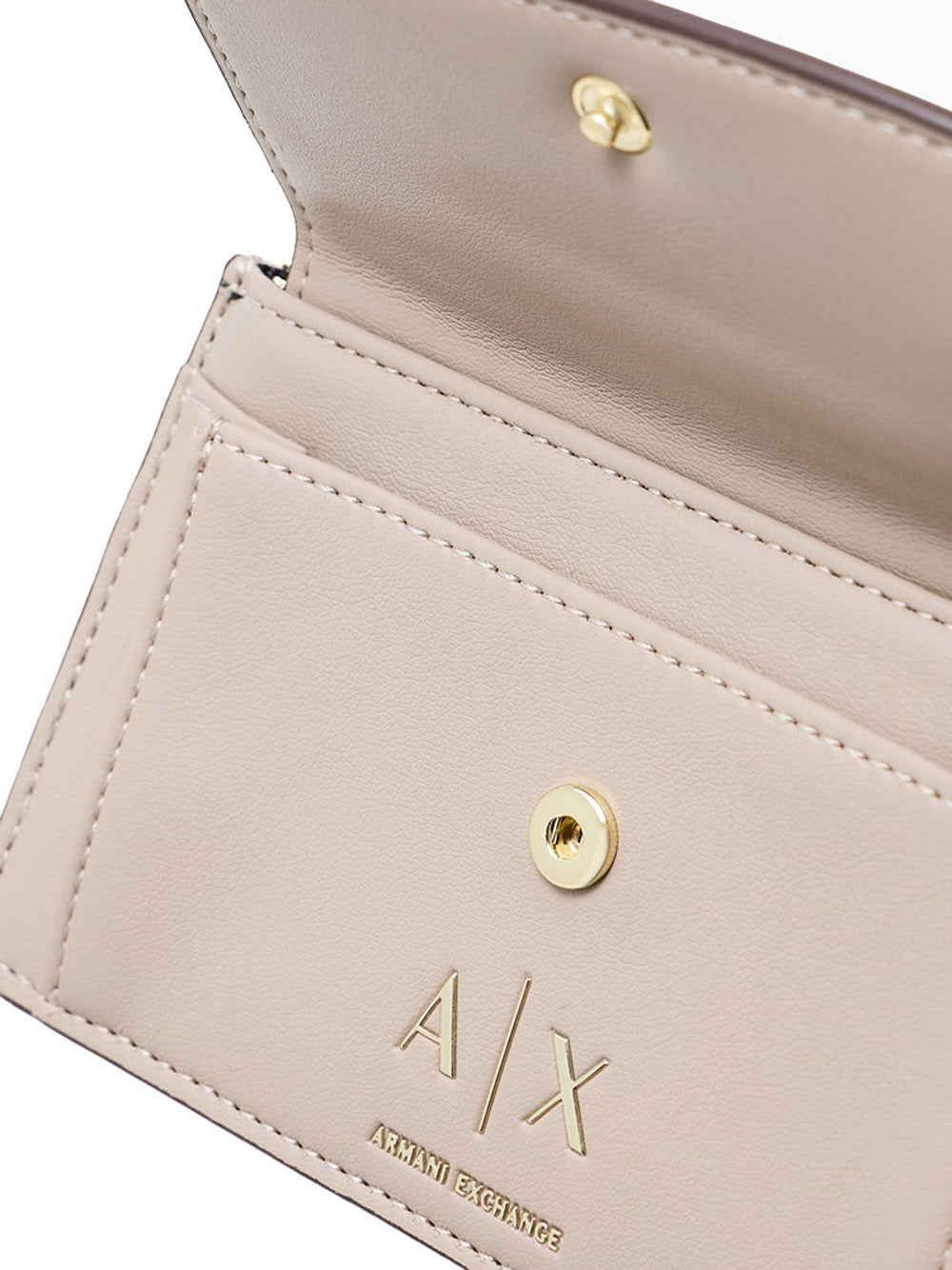 A|X Armani Exchange Portafoglio Donna Mod. XW002606 AF19902 U6223 Sand Beige