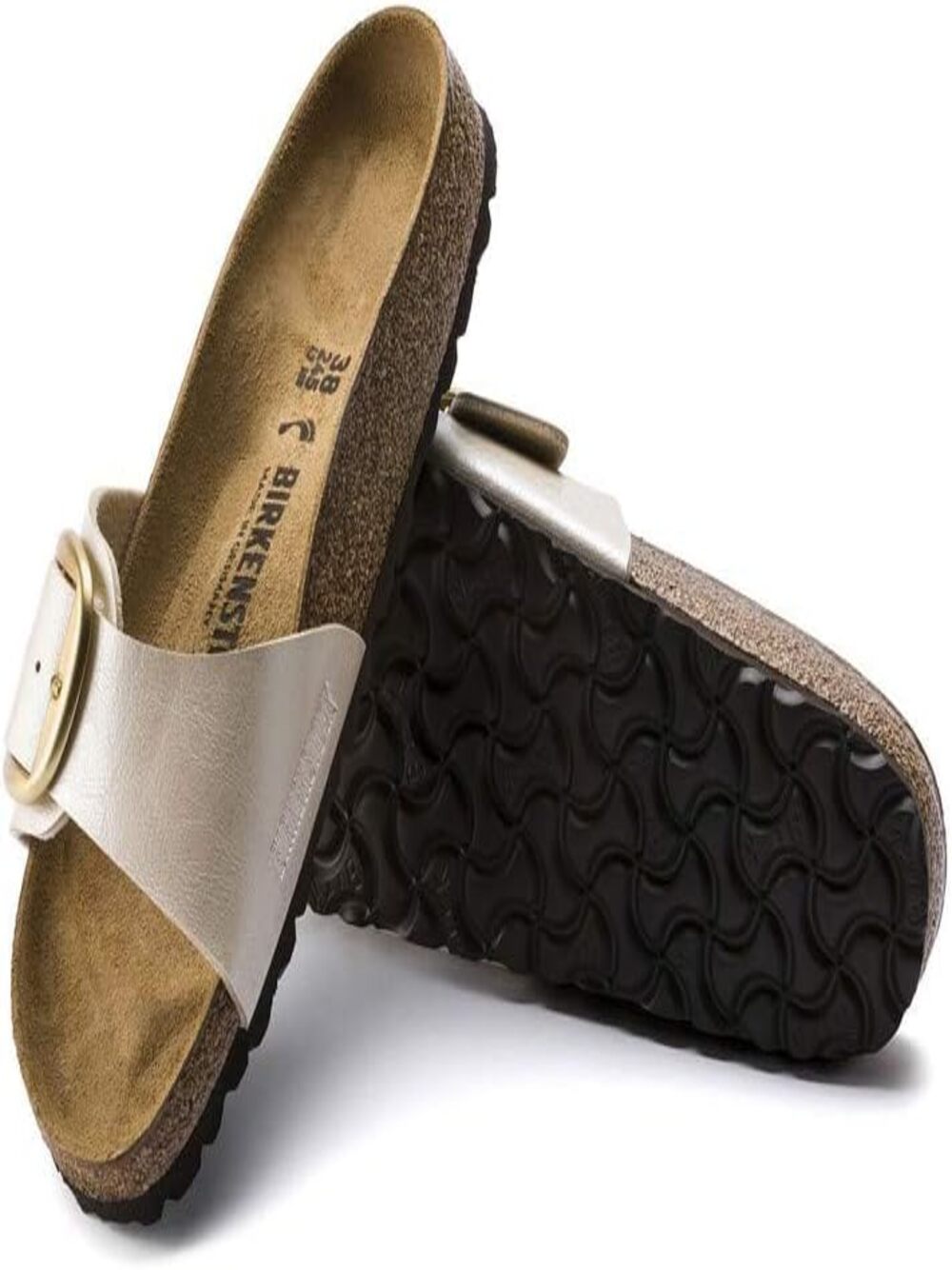 Birkenstock Ciabatta Donna Mod. 1015279 MADRID PERLA Perla Avorio