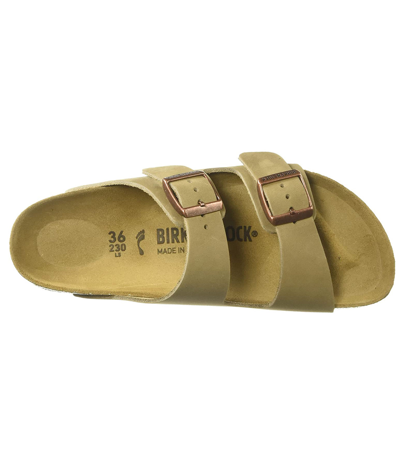 Birkenstock Ciabatta Unisex Mod. 352203 ARIZONA Taupe Marrone