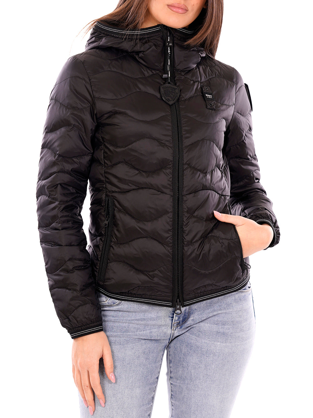 Blauer Giubbotto corto Donna Mod. BLDC03169 7455 999 Nero