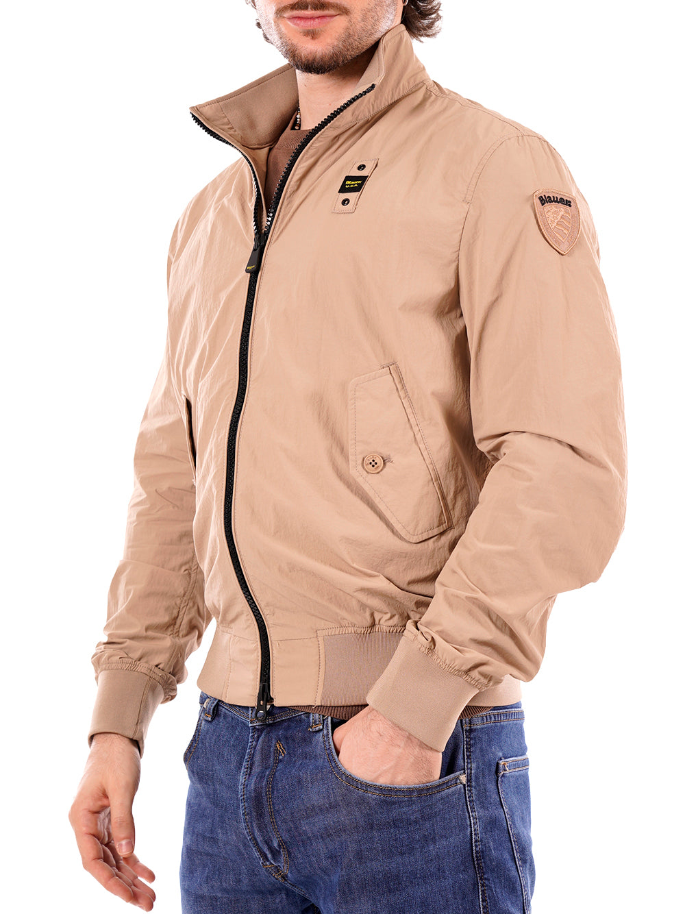 Blauer Giubbotto corto Uomo Mod. BLUC04201 7124 327 Beige