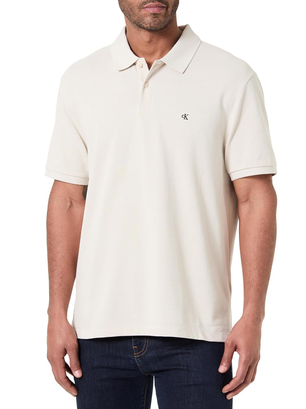 Calvin Klein Calvin Klein Jeans Polo Uomo Mod. LV040EM269 2JX SAND Beige