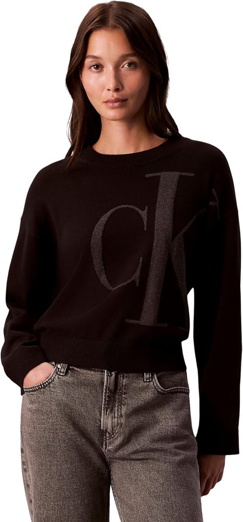 Calvin Klein Calvin Klein Jeans Maglia Donna Mod. LV047E304G UB1 Nero