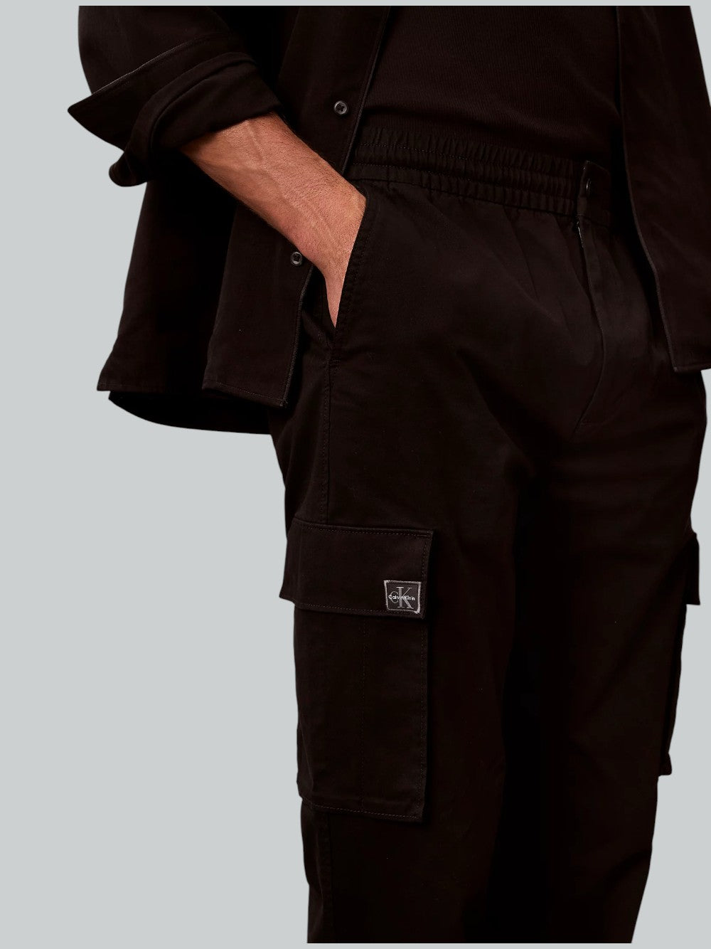Calvin Klein Calvin Klein Jeans Pantalone Cargo Uomo Mod. LV04RD608G UB1 Nero
