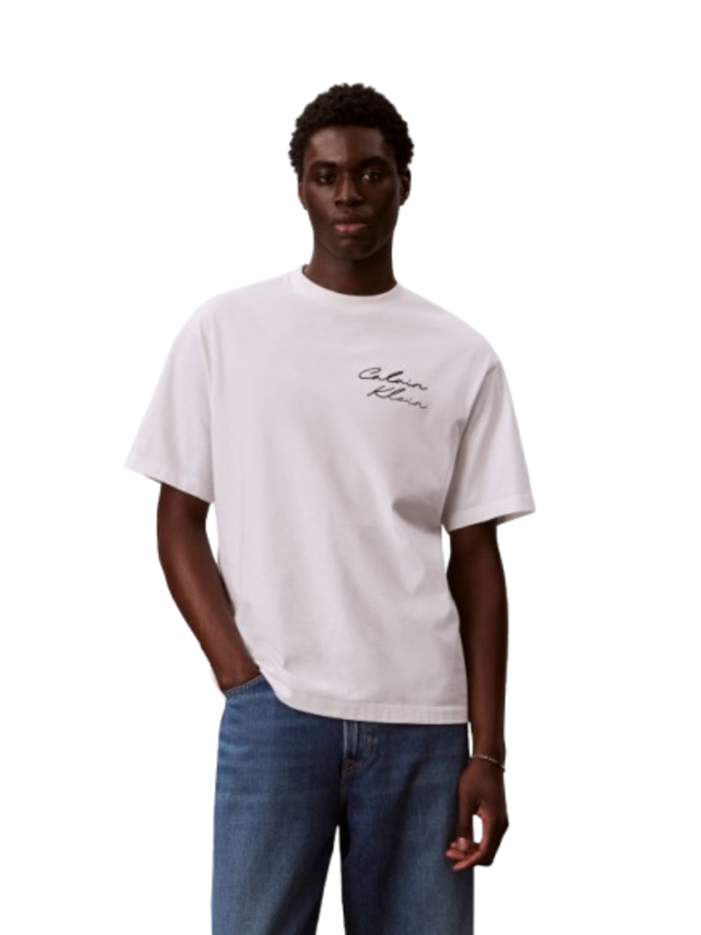 Calvin Klein Calvin Klein Jeans T-shirt Uomo Mod. LV04RE828G YAF Bianco