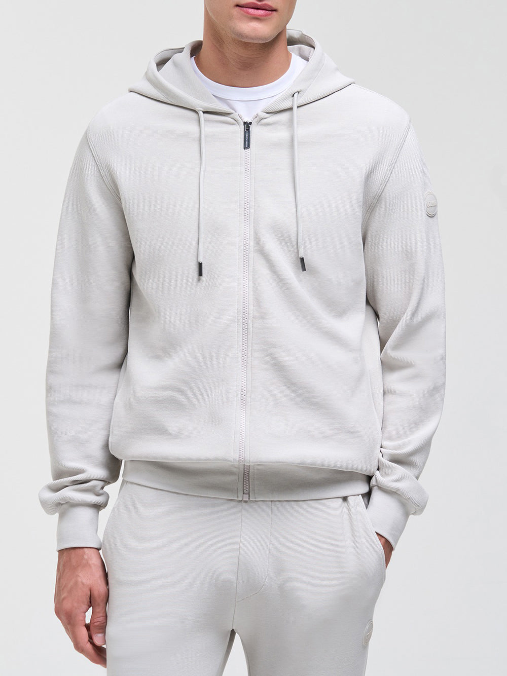 Felpa Zip Colmar da Uomo - Avorio