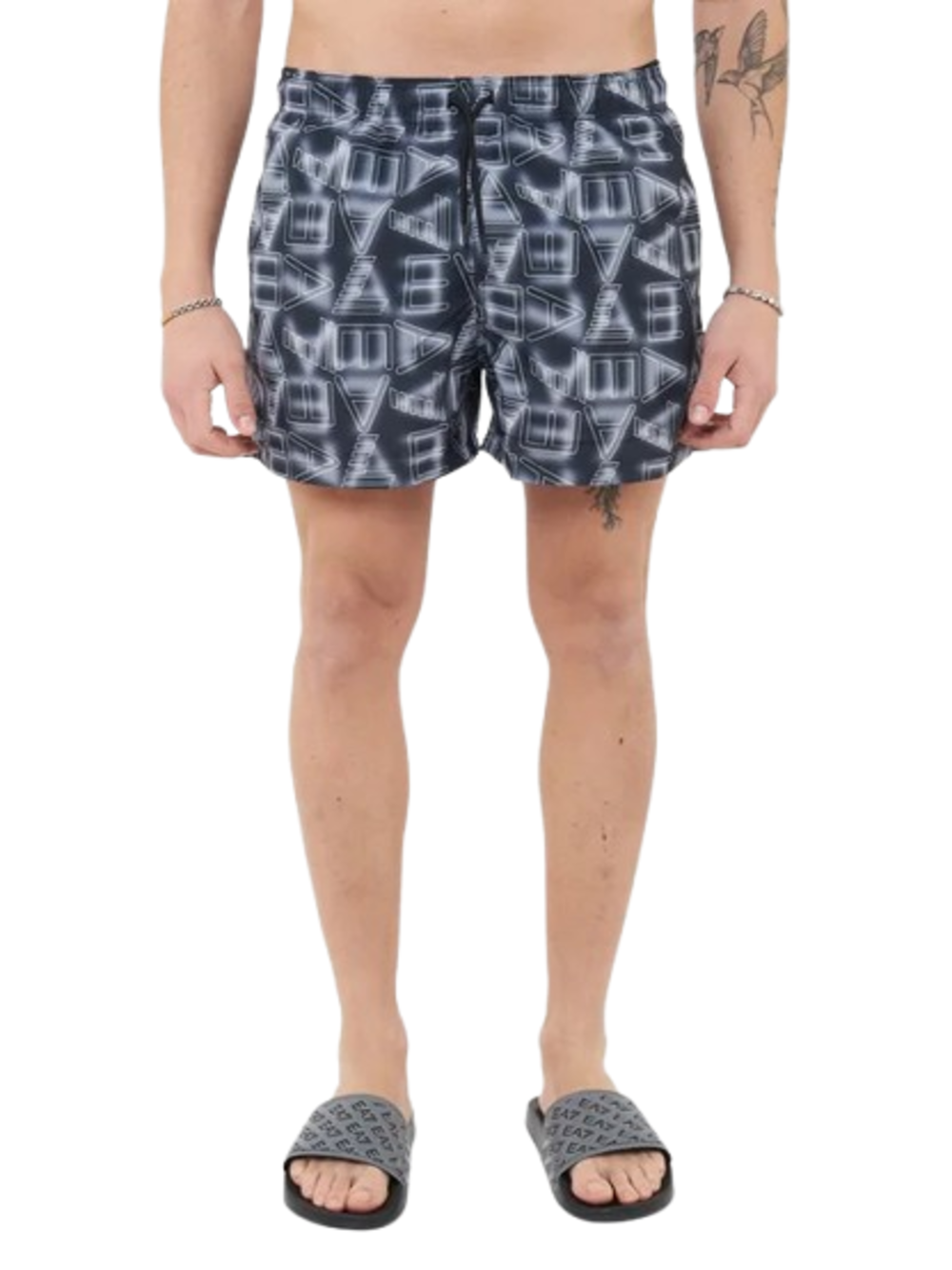 Ea7 Emporio Armani Short Mare Uomo Mod. 7M001715 AF21250 MC001 Fantasia Multicolore