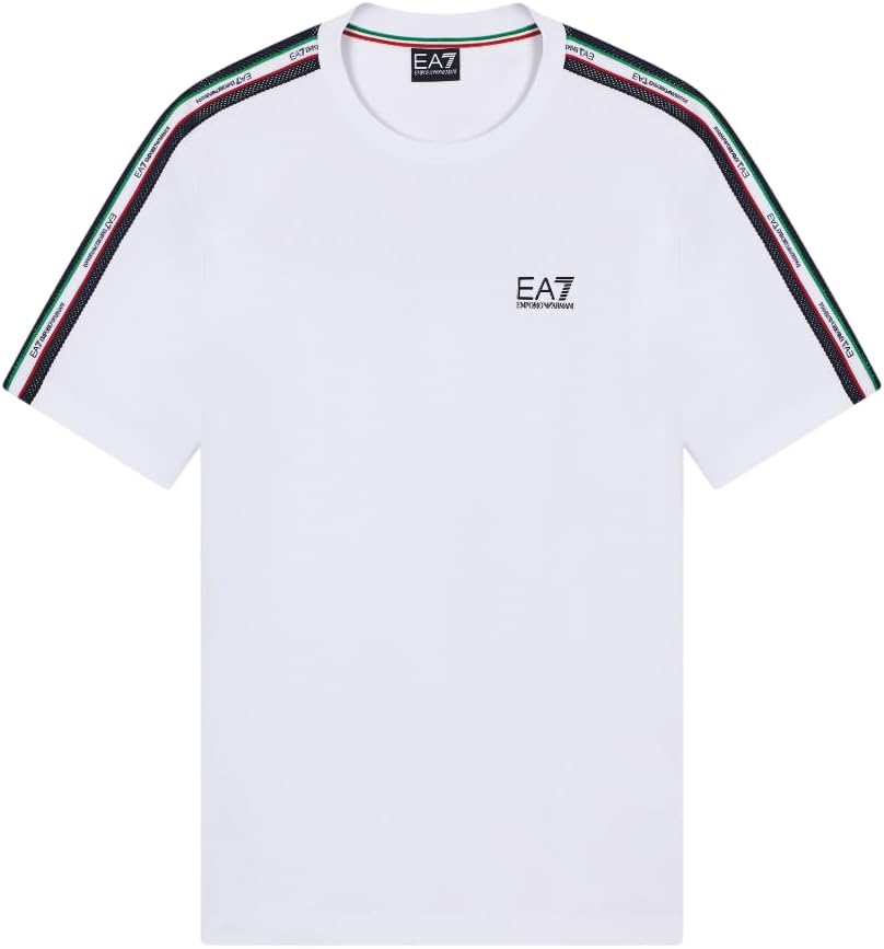 Ea7 Emporio Armani T-shirt Uomo Mod. 7M001861 AF12503 U0002 Bianco