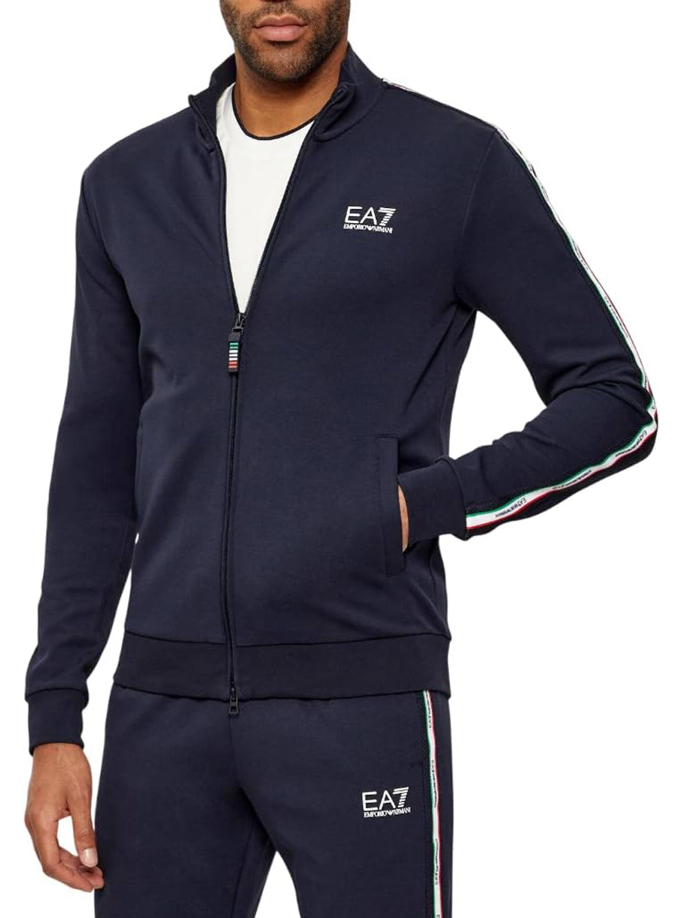 Ea7 Emporio Armani Tuta Uomo Mod. 7M001867 AF12660 UB102 Blu